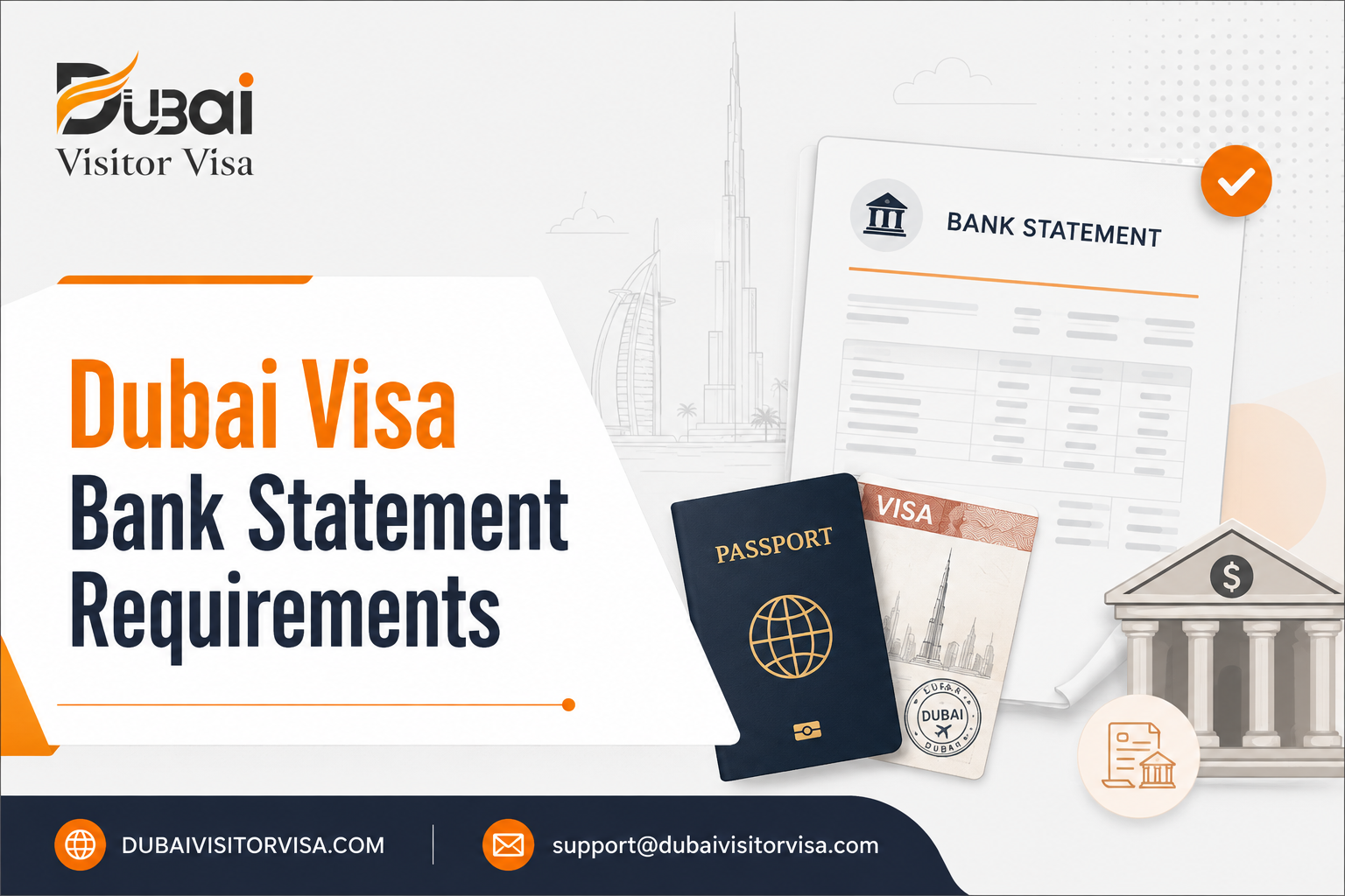 dubai visa bank statement: minimum balance and proof of funds