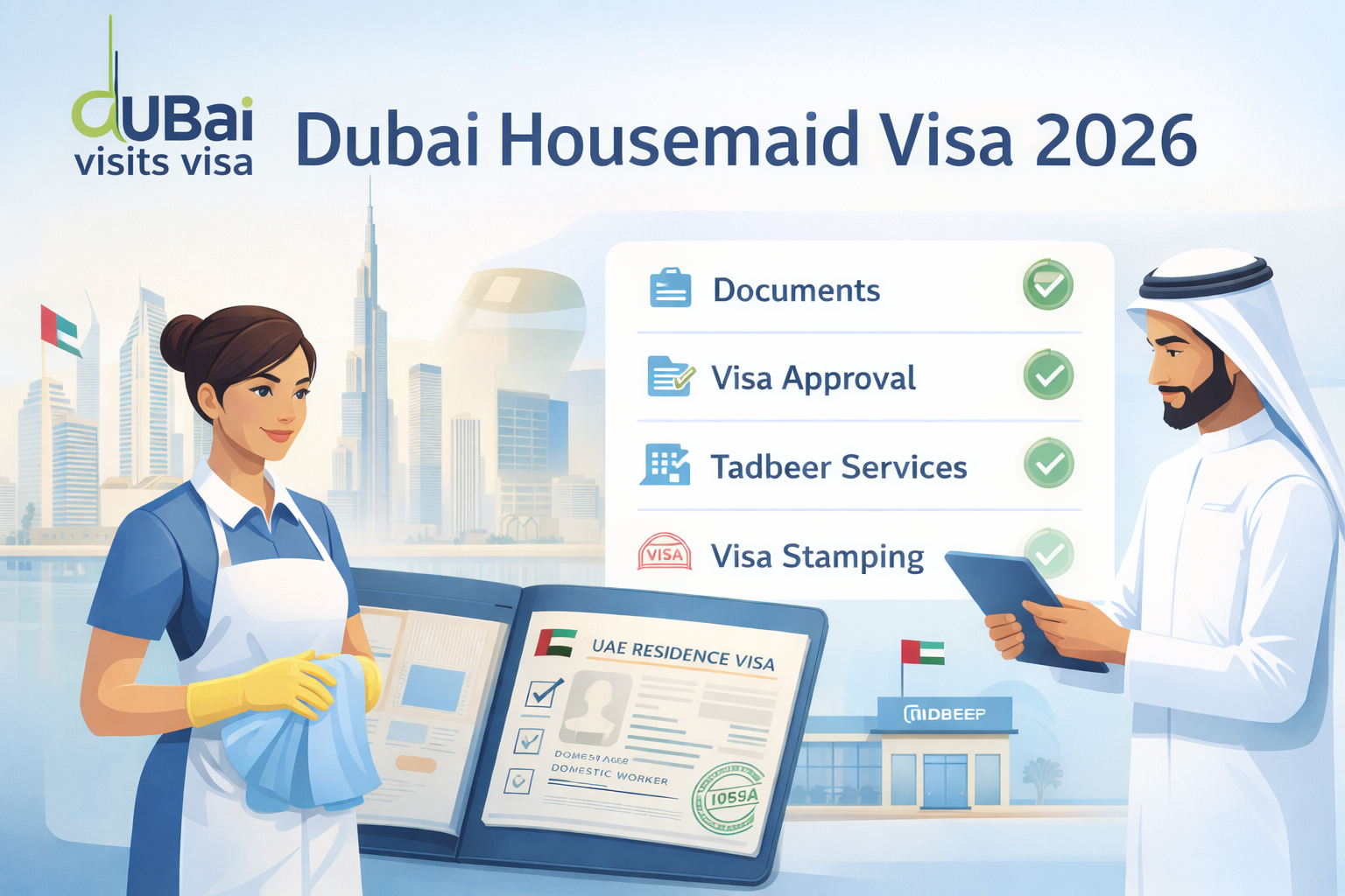 dubai housemaid visa 2026 | fastest way to apply, requirements