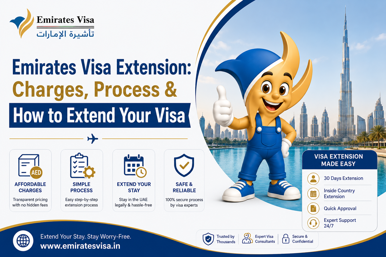 emirates visa extension | charges, renewal & process