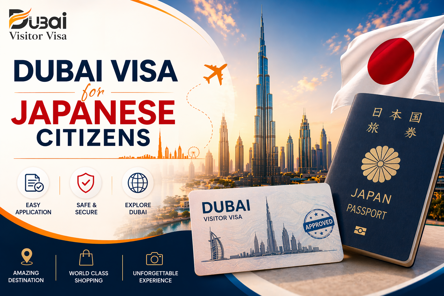 dubai visa for japanese citizens 2026 | apply online easily