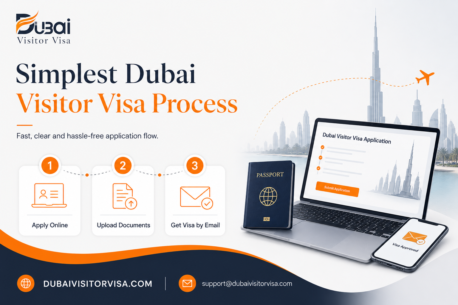 simplest dubai visitor visa process | apply online today