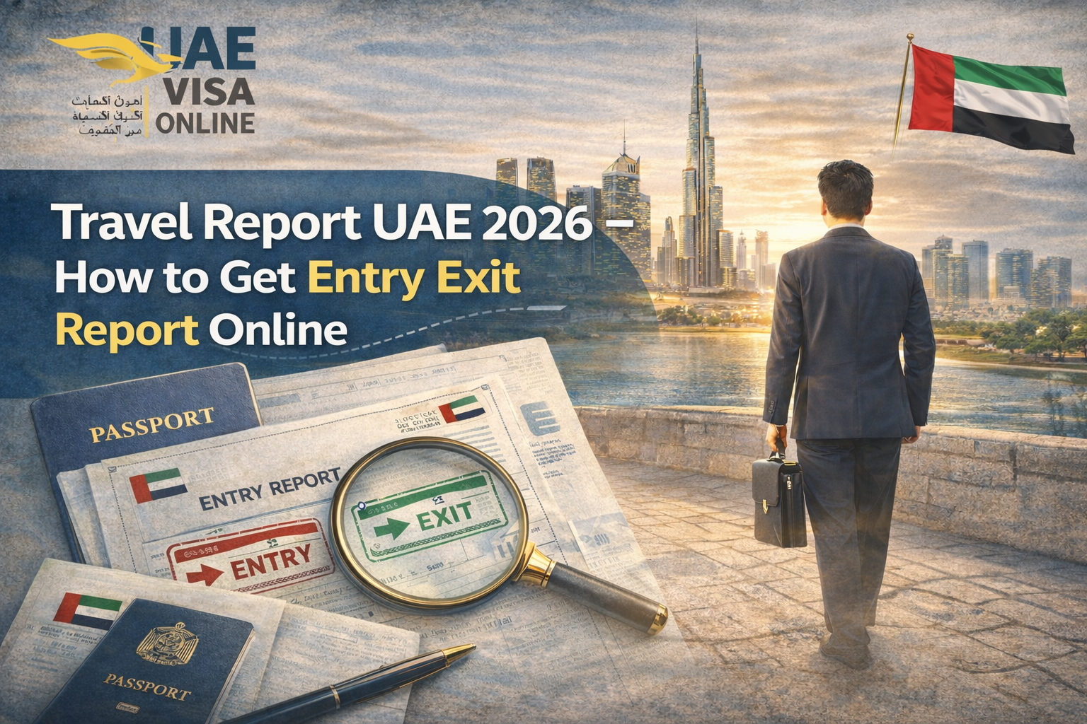 travel report uae 2026 | how to get entry exit report online