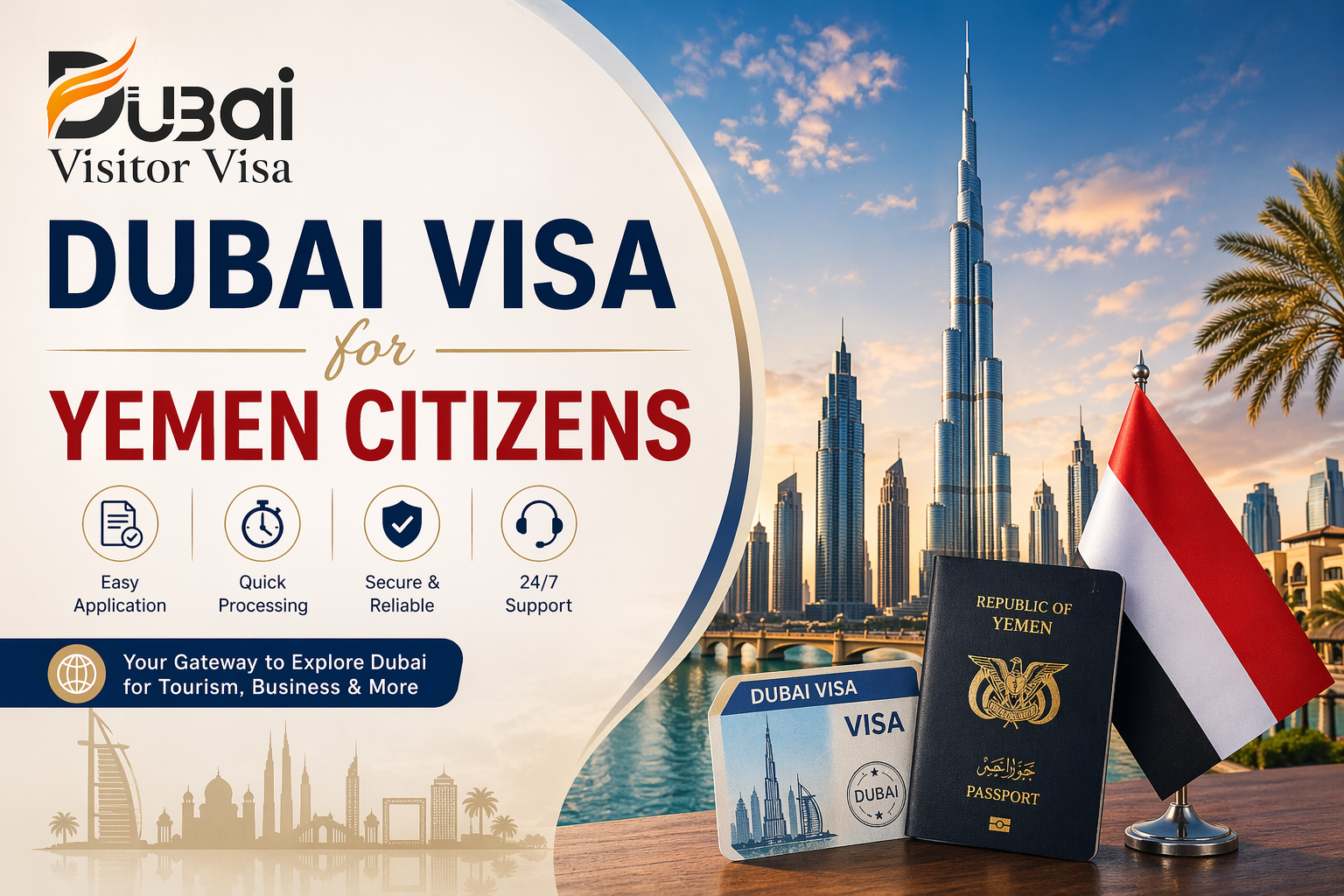 dubai visa for yemeni citizens | requirements, fees & online application guide