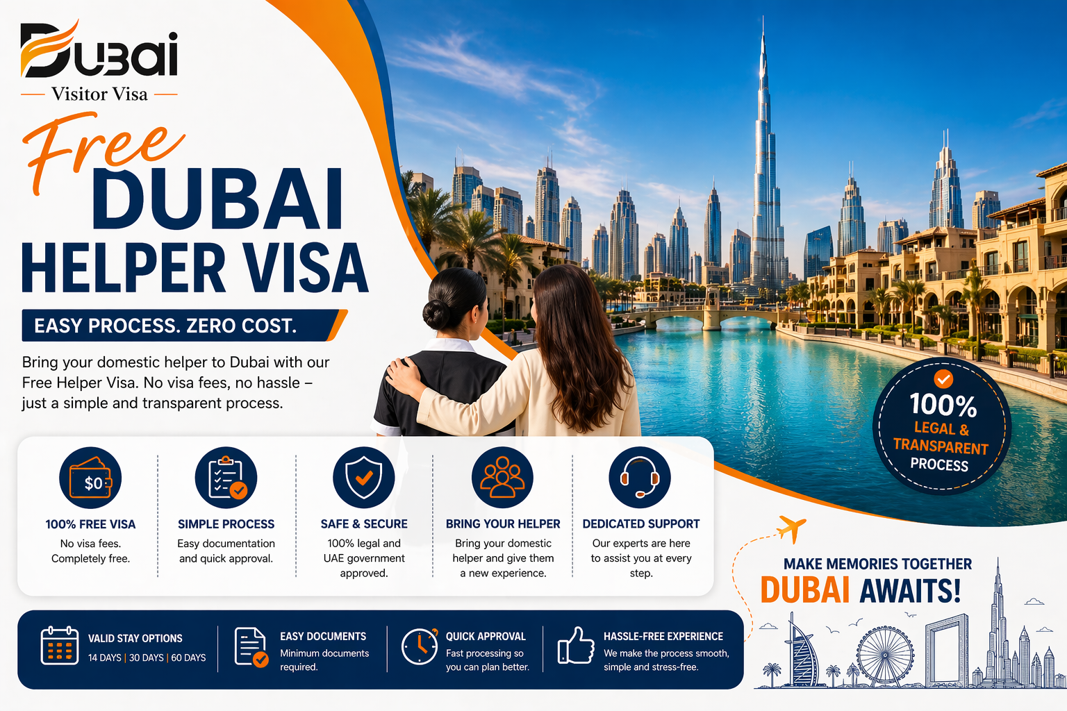 free dubai helper visa - jobs, salary & application guide