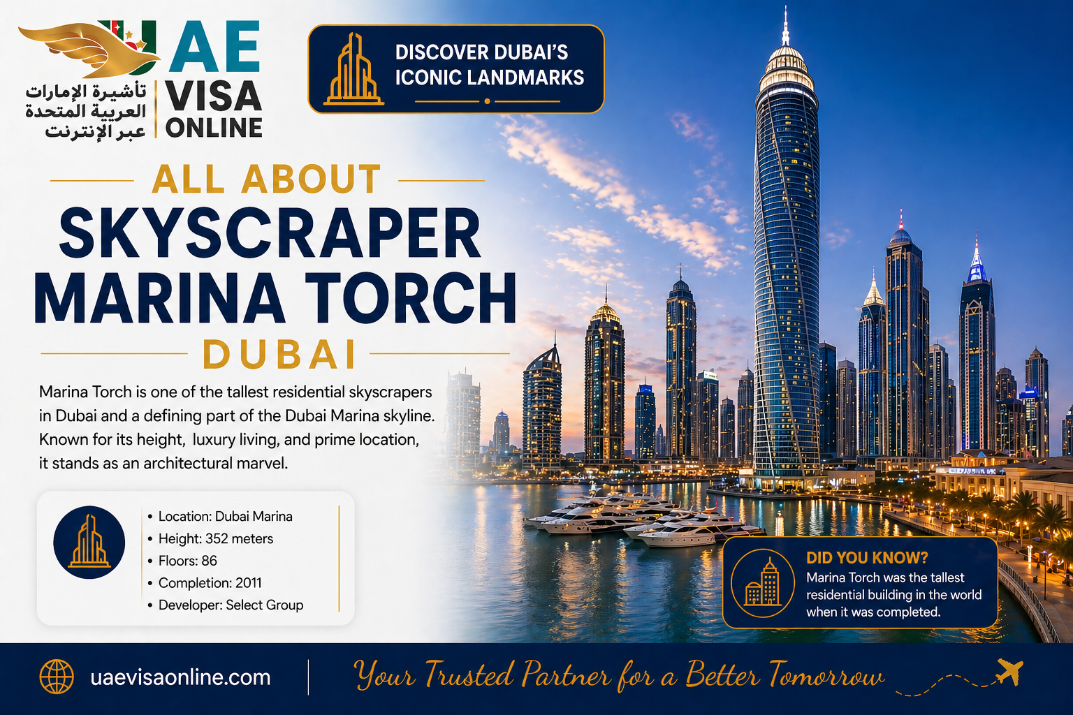 all you need to know about the marina torch in dubai