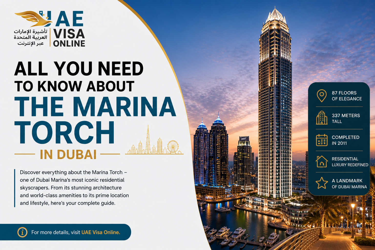 all you need to know about the marina torch in dubai