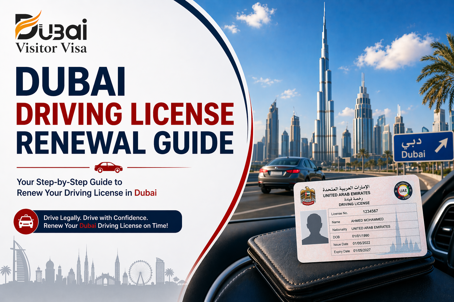 dubai driving license renewal guide | fees, eligibility & online process