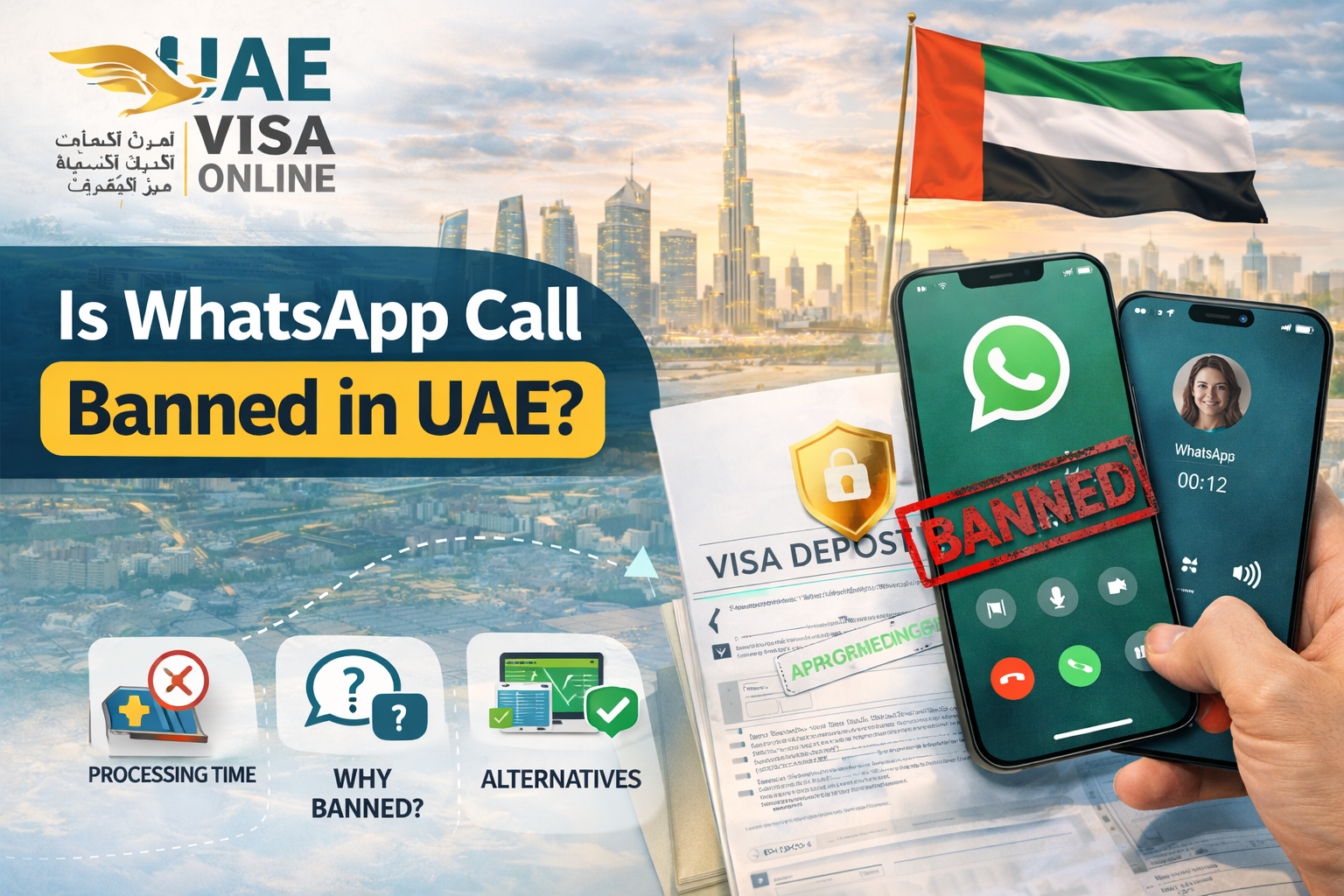 why whatsapp call is banned in uae | voip ban & alternatives explained