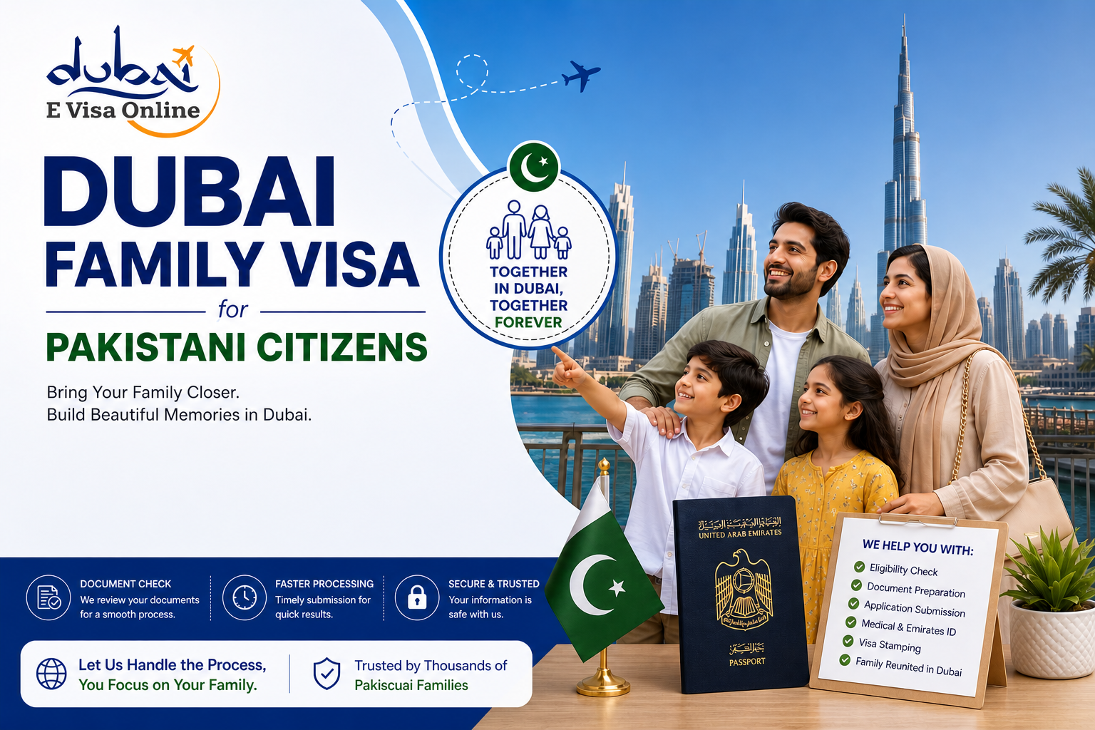 dubai family visa for pakistani citizens | sponsor family uae