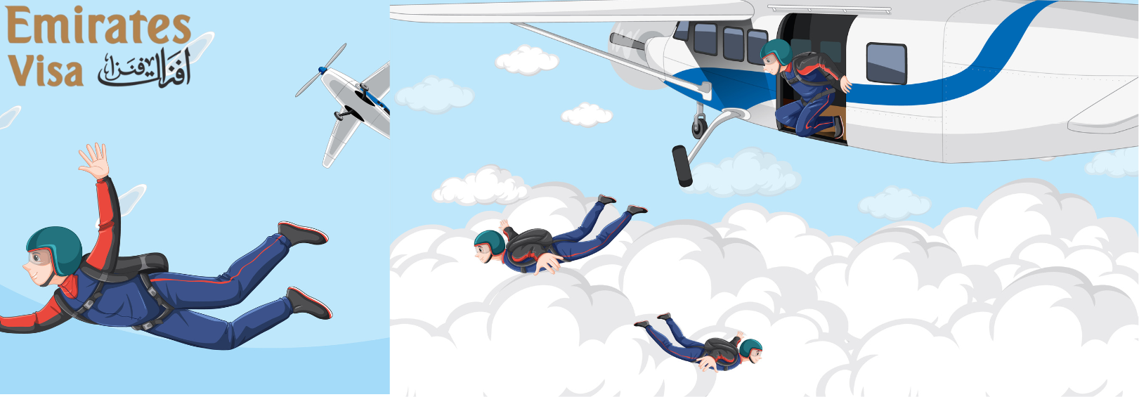 skydiving in dubai 2026 | tandem jump at palm & desert