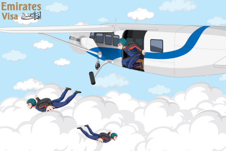 skydiving in dubai 2026 | tandem jump at palm & desert