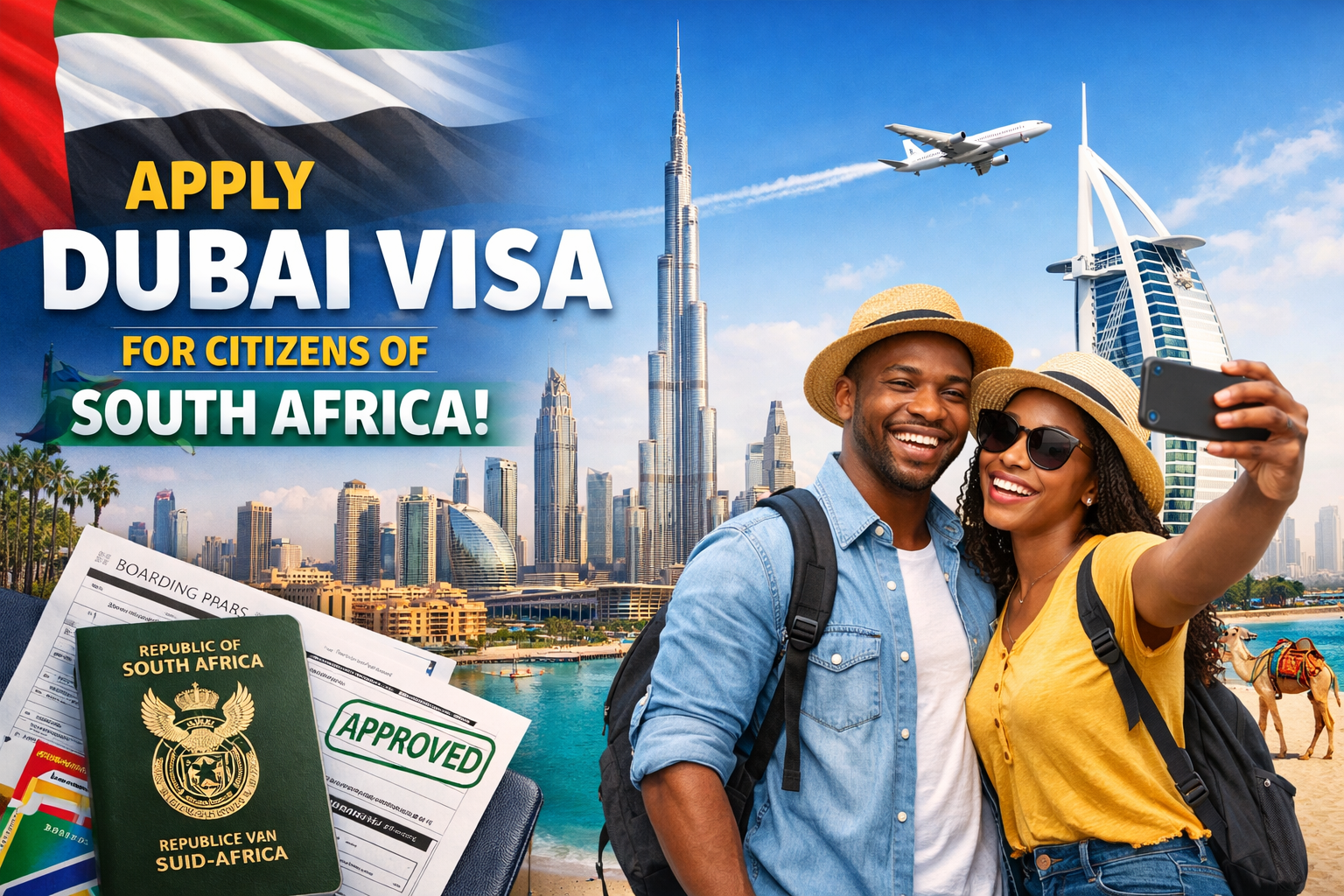 dubai visa for south africans 2026 | requirements, fees & online application