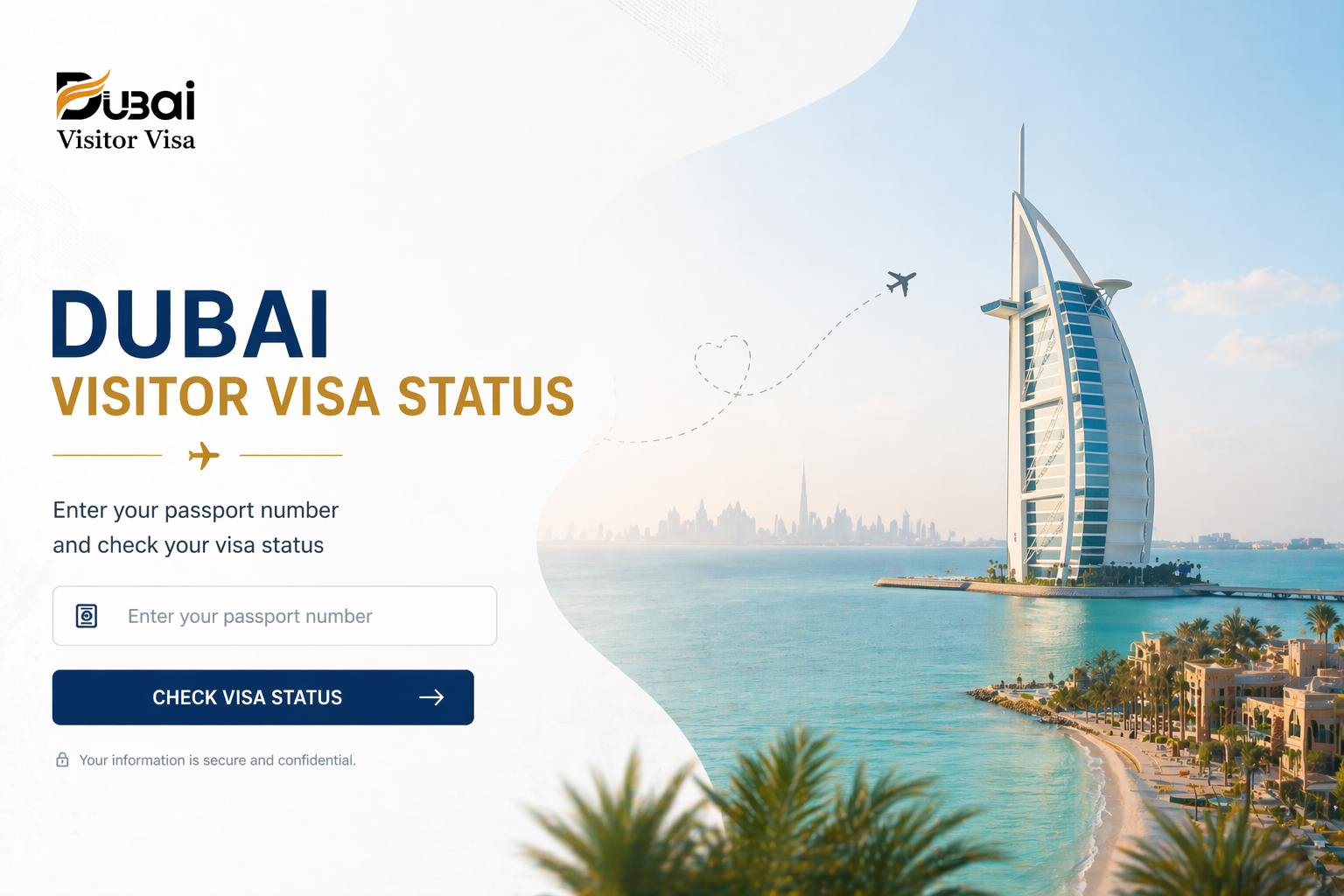 check dubai visitor visa status online by passport number
