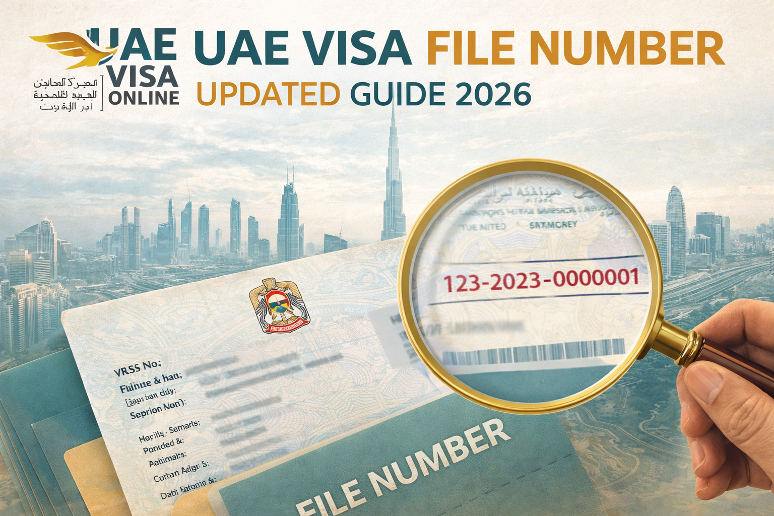 uae visa file number 2026 | how to find, format & check