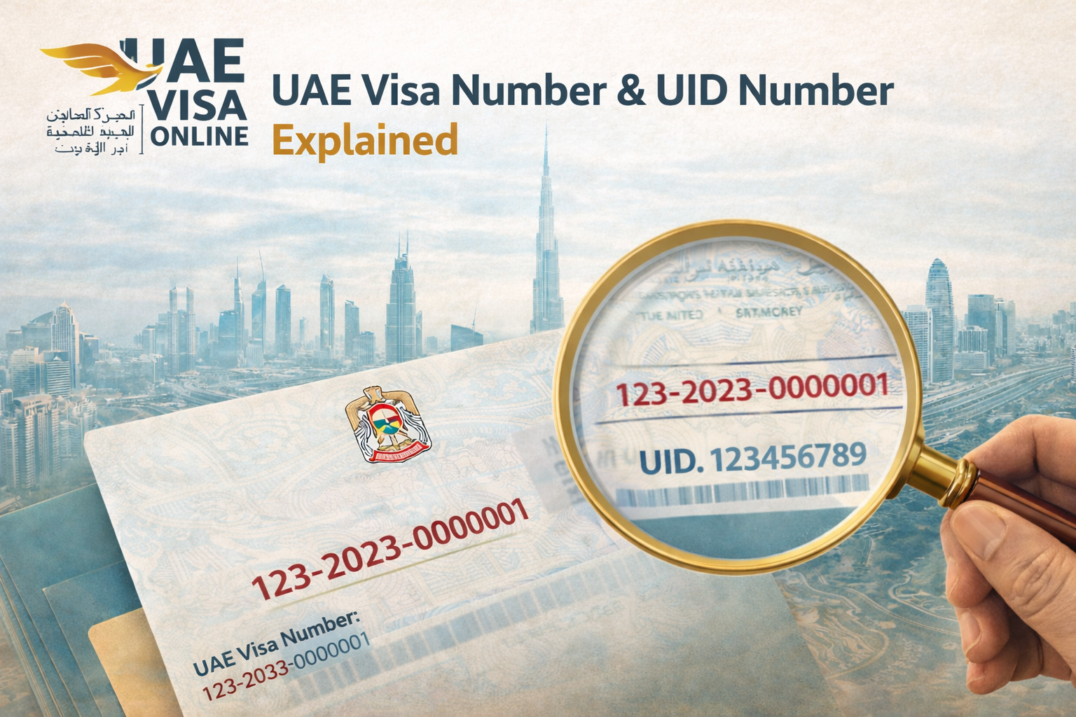 uae visa number & uid number explained: codes, file number & meaning 2026