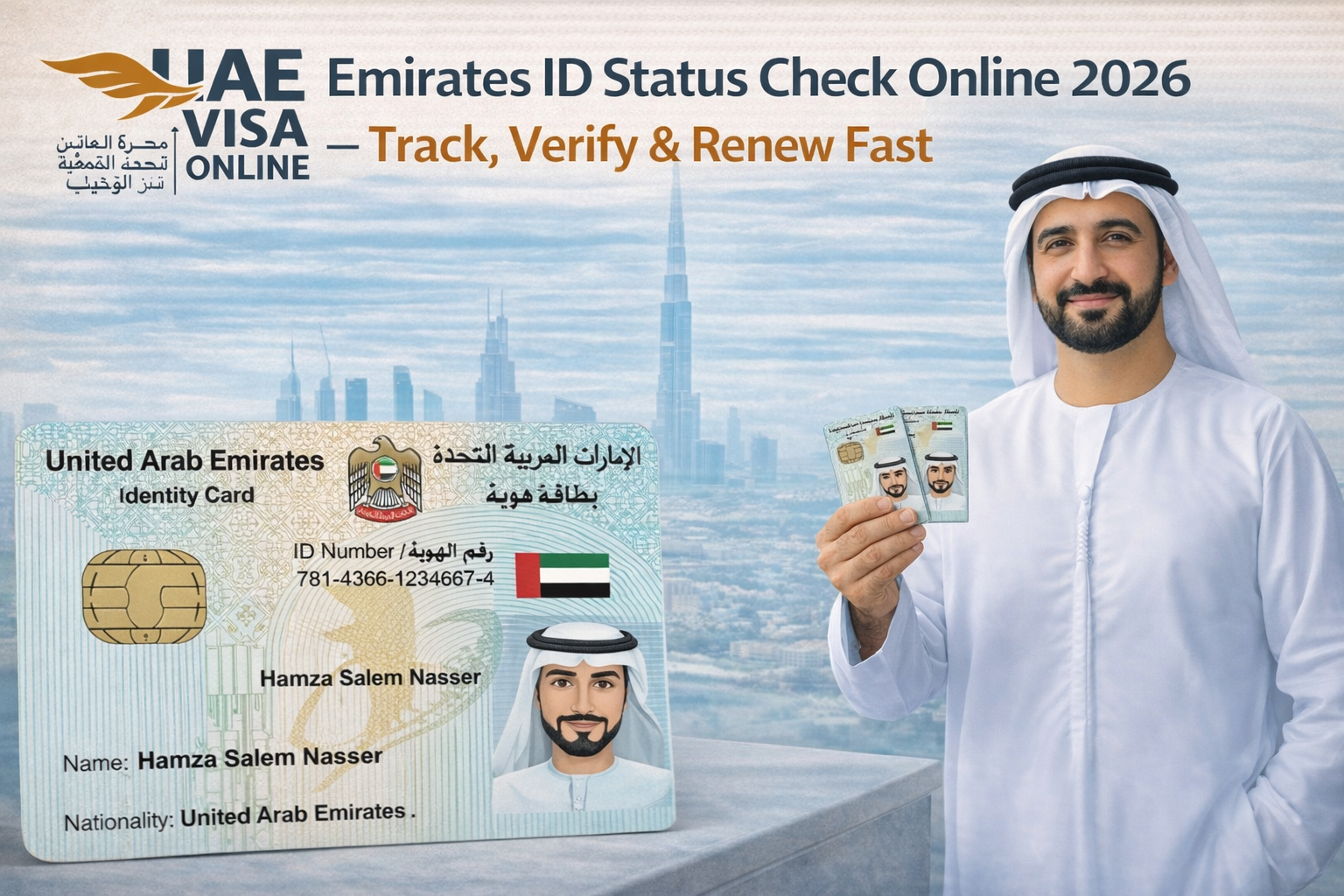 emirates id status check online 2026 | track, verify, renew fast