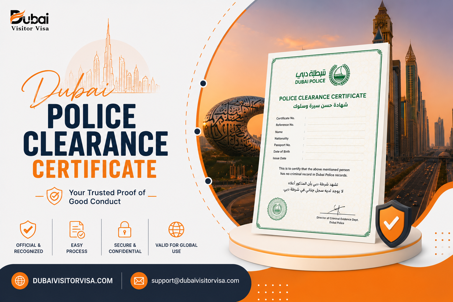 dubai police clearance certificate 2026 - apply online for uae good conduct certificate