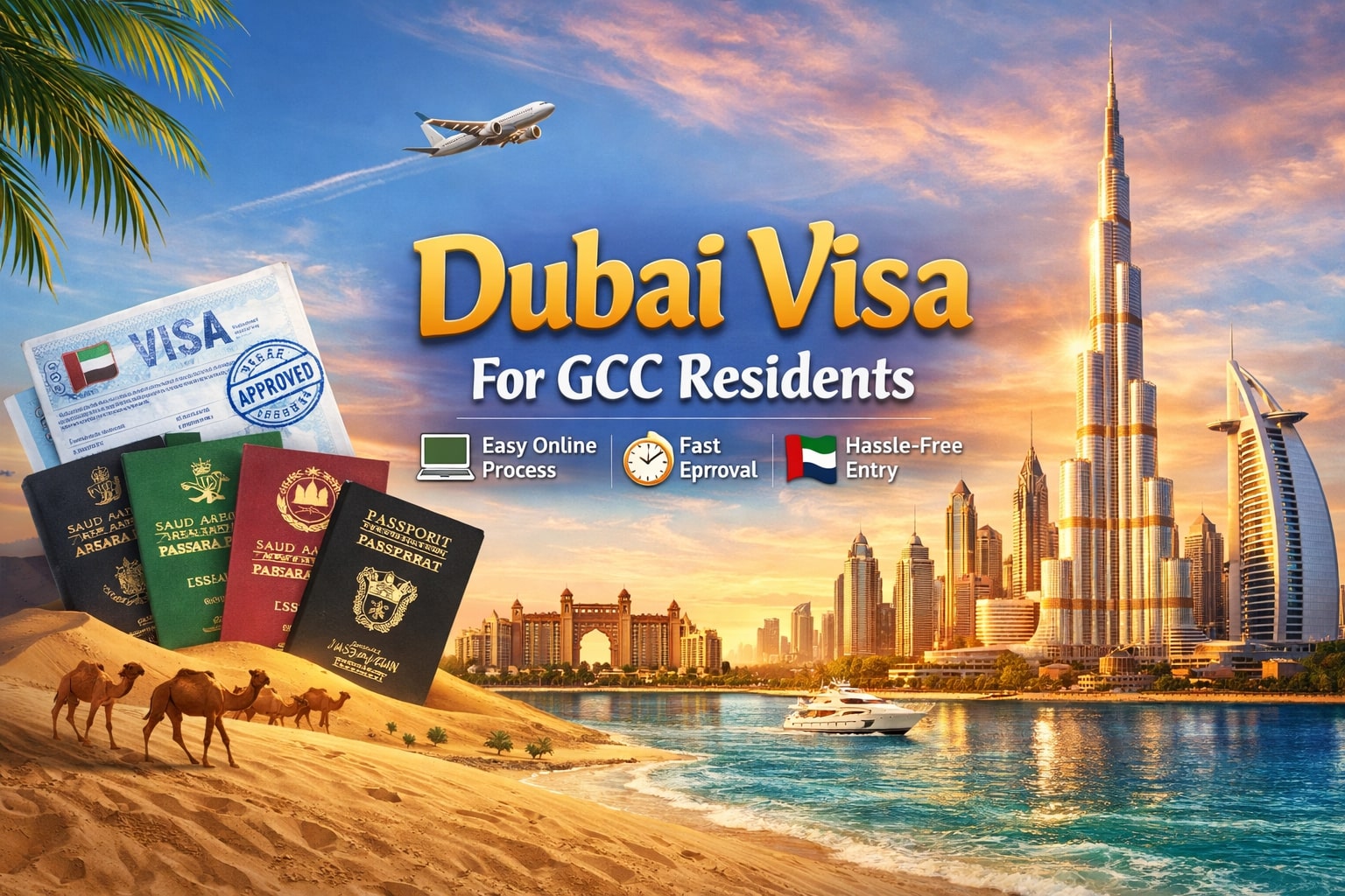 dubai visa for gcc residents - eligibility, fees, visa types & online application