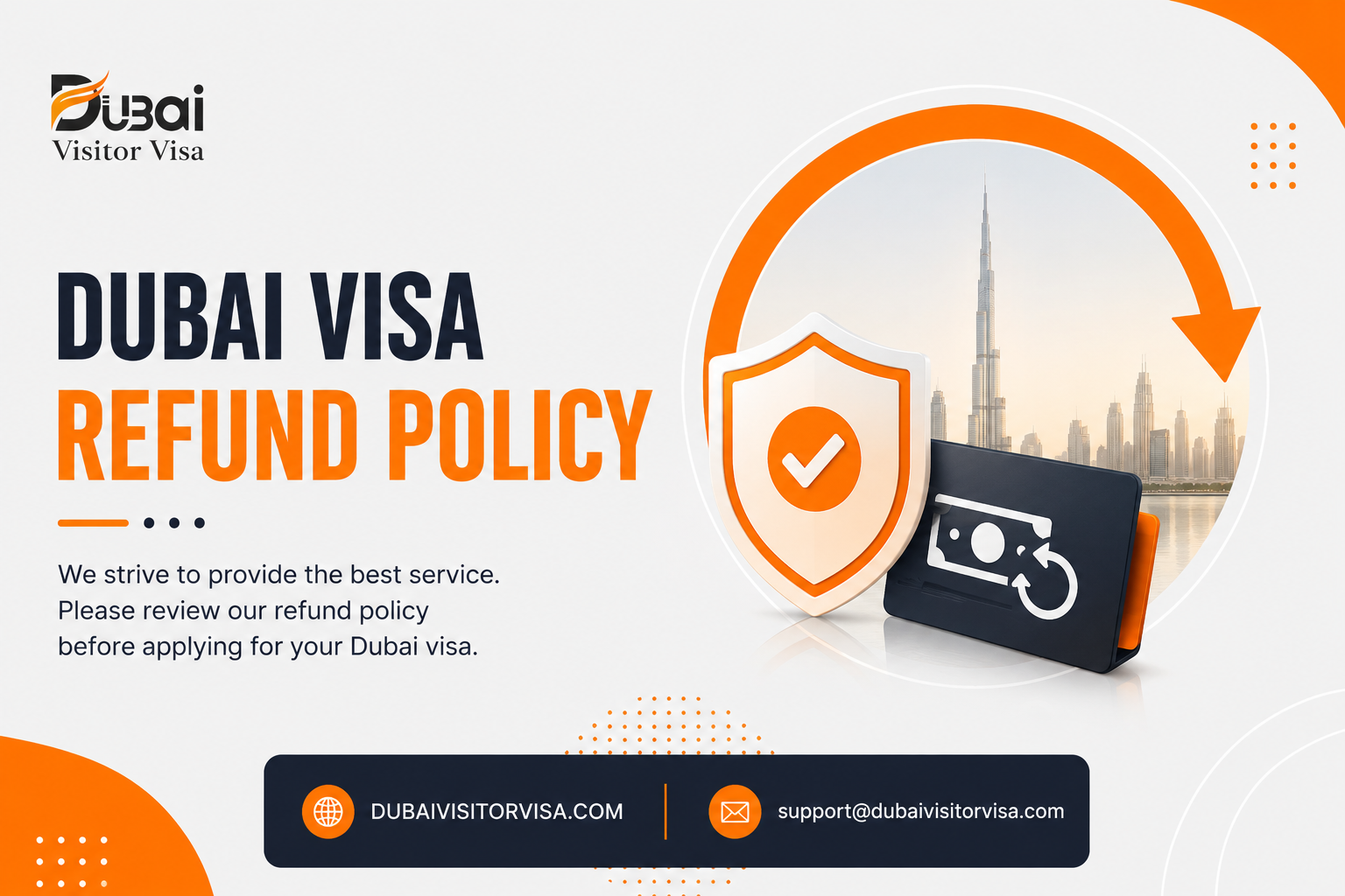 dubai visitor visa refund policy | fees, eligibility & refund process