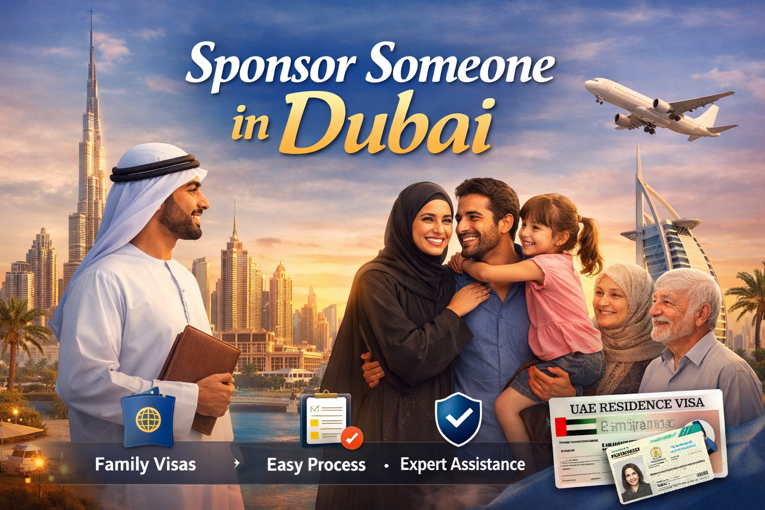 how to sponsor someone in dubai | family visa eligibility & process