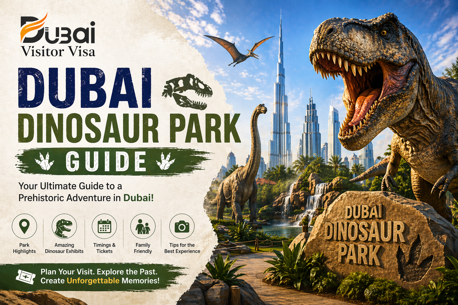 dubai dinosaur park guide | timings, tickets & visitor tips