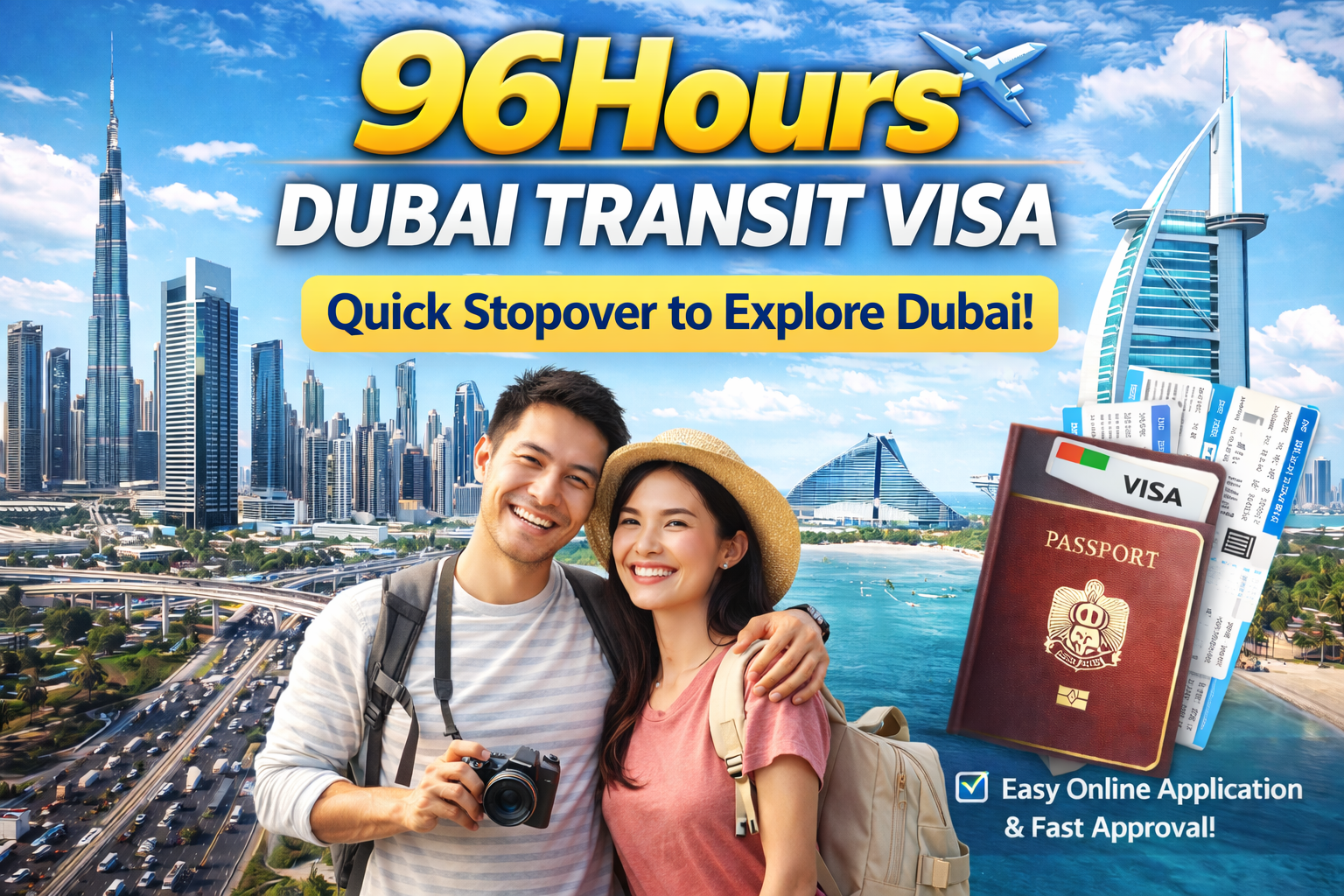 96 hours dubai transit visa - eligibility, fees, documents & application process