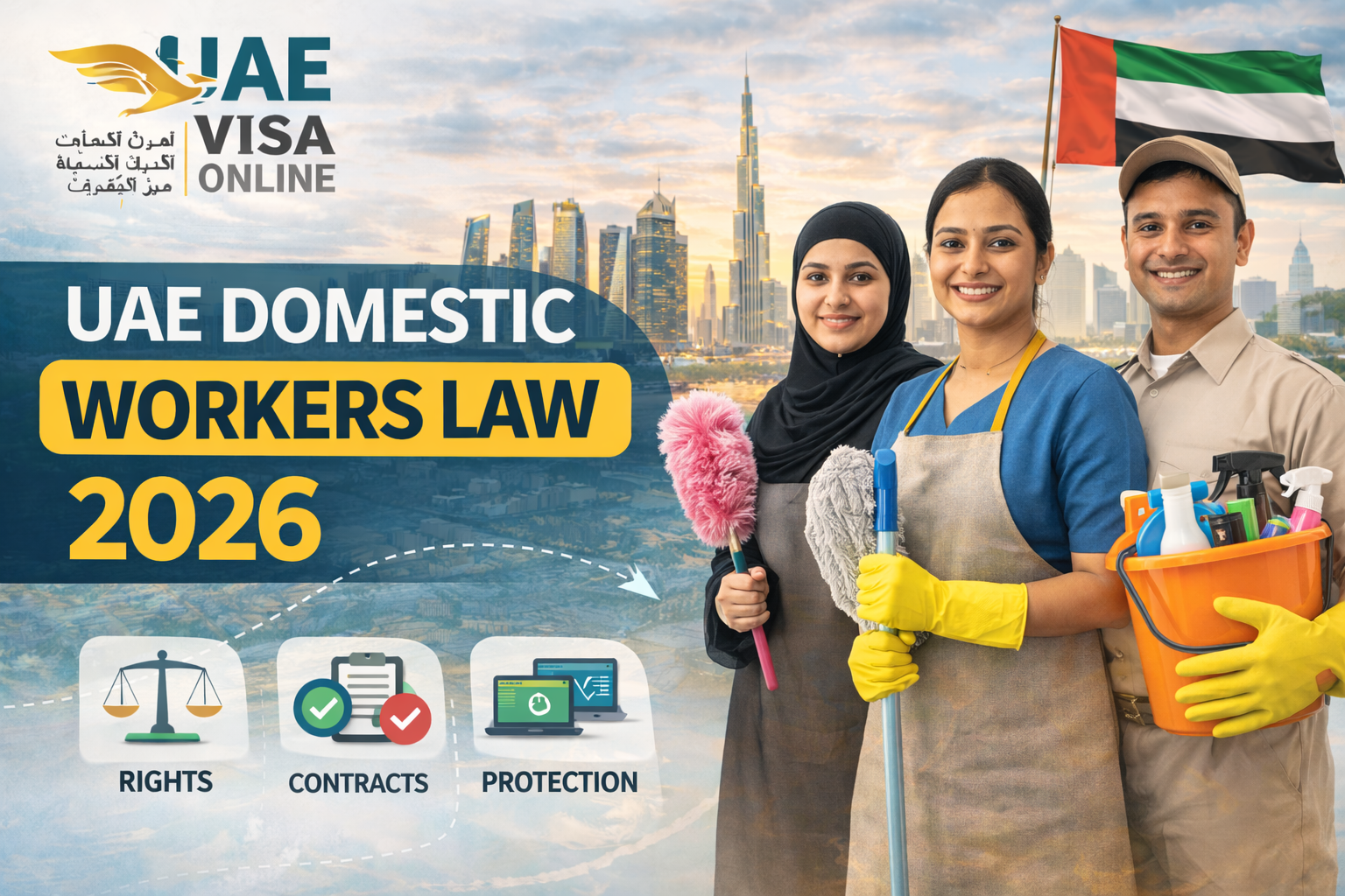 uae domestic worker law 2026: salary, rights & visa rules