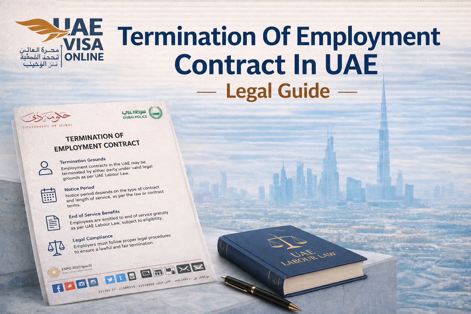 termination of employment contract in uae | legal guide 2026