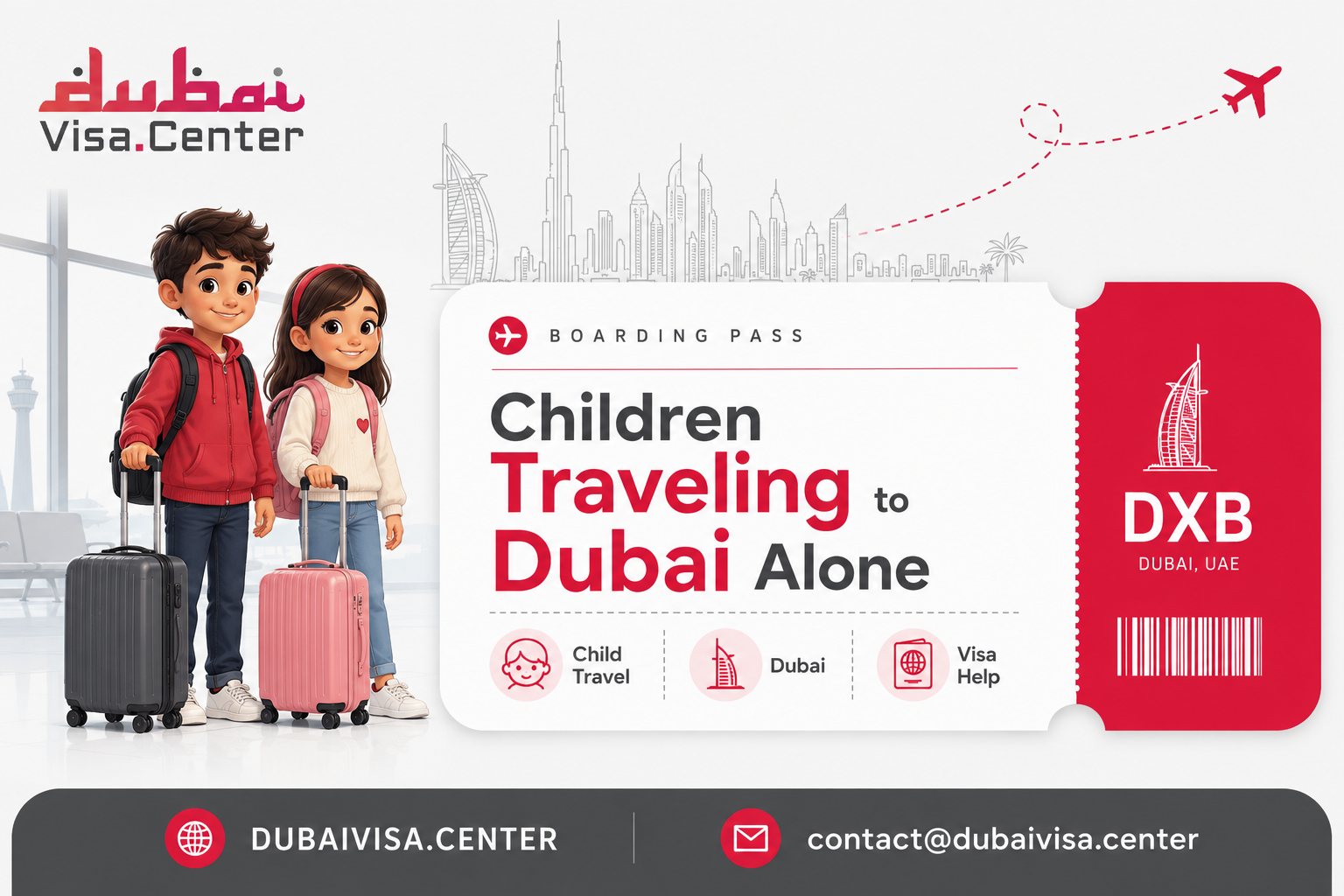 children traveling to dubai alone: visa & document guide