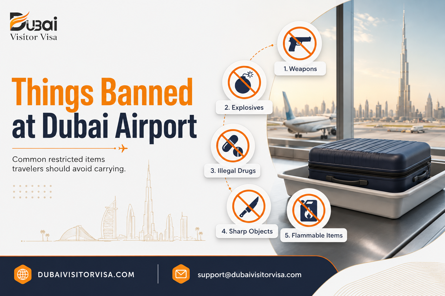 dubai airport baggage rules 2026 | restricted & banned items guide