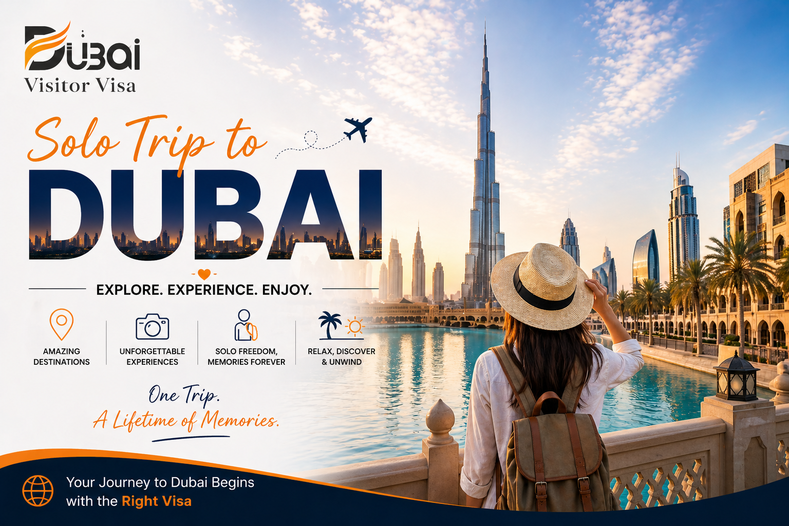 solo trip to dubai 2026 | safety, top activities & dubai visitor visa