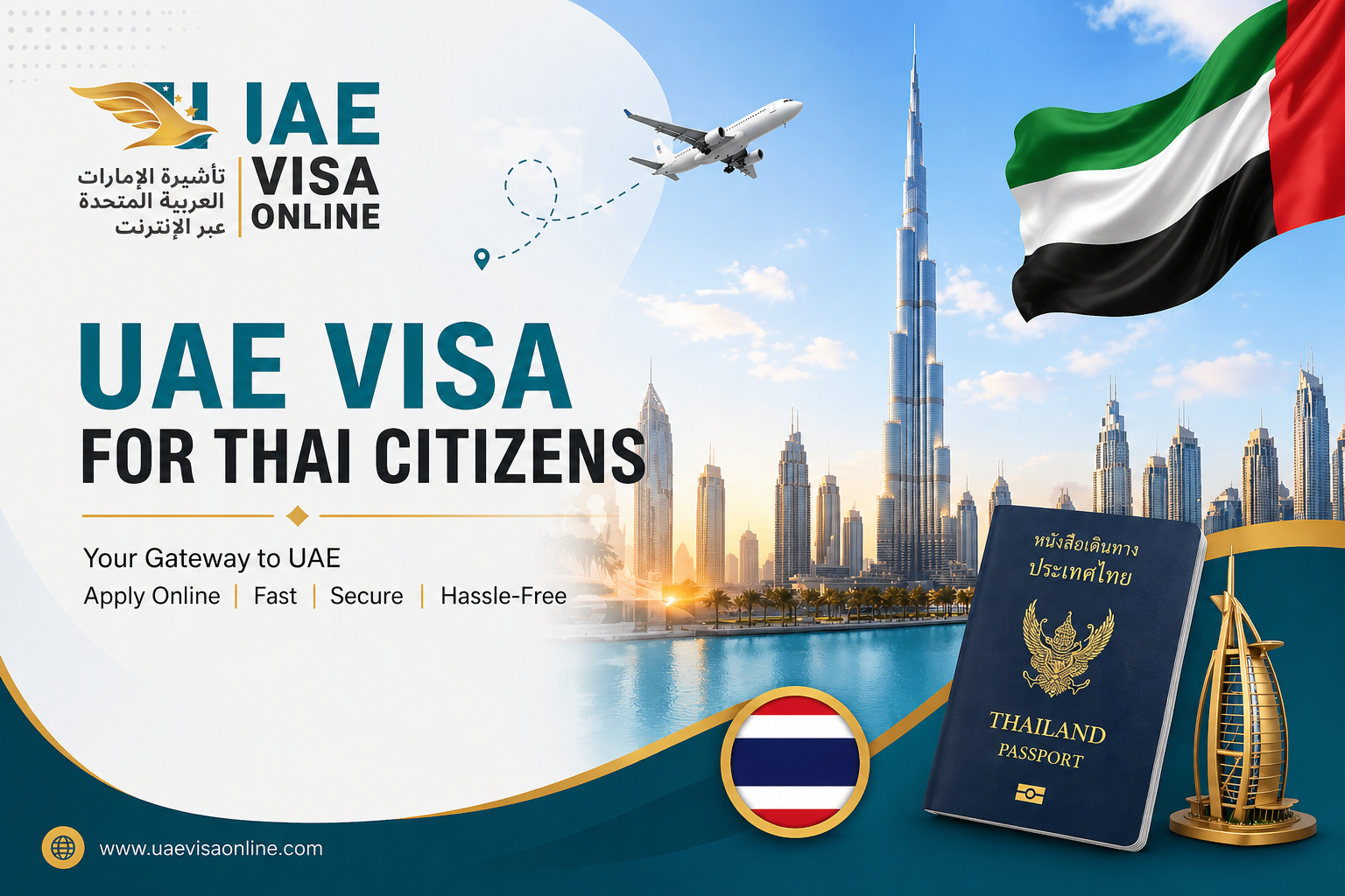 uae visa for thai citizens 2026 - requirements, application & processing