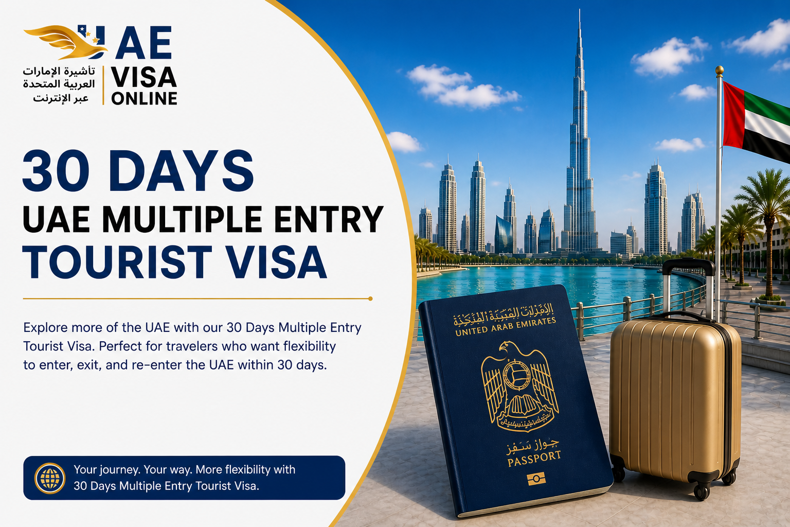 30 days uae multiple-entry tourist visa | cost, rules guide 2026