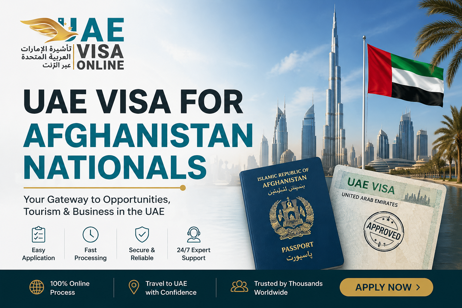 a compressive guide for uae visa for afghan citizens in 2024