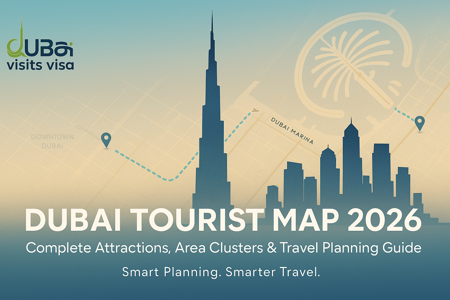dubai tourist map 2026 | updated attractions & area guide